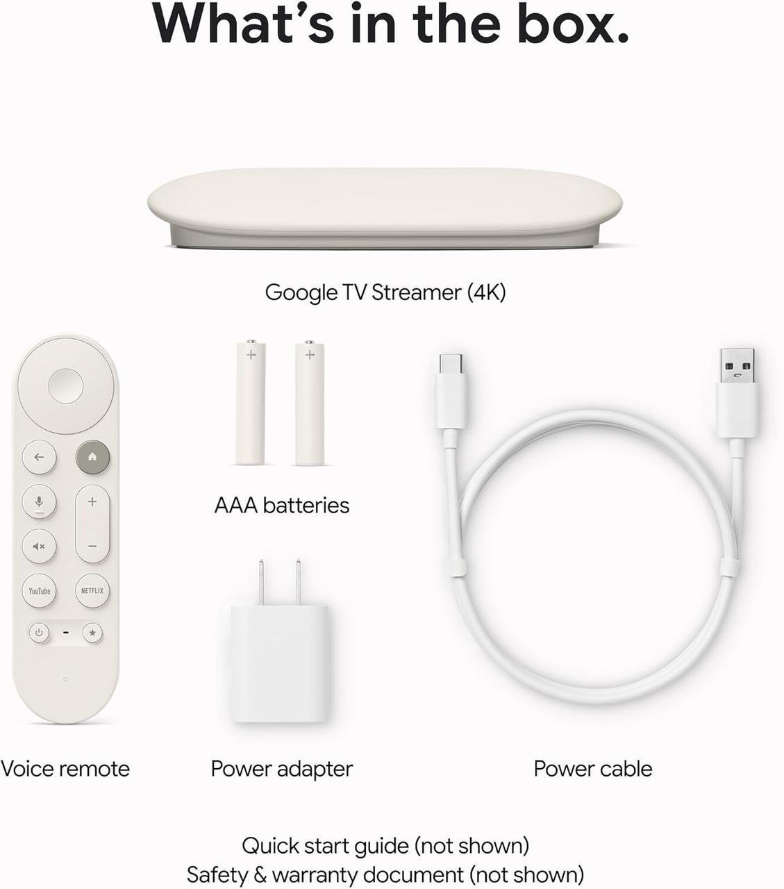 ᐉ Медиаплеер Google TV Streamer 4K Porcelain (2470780879