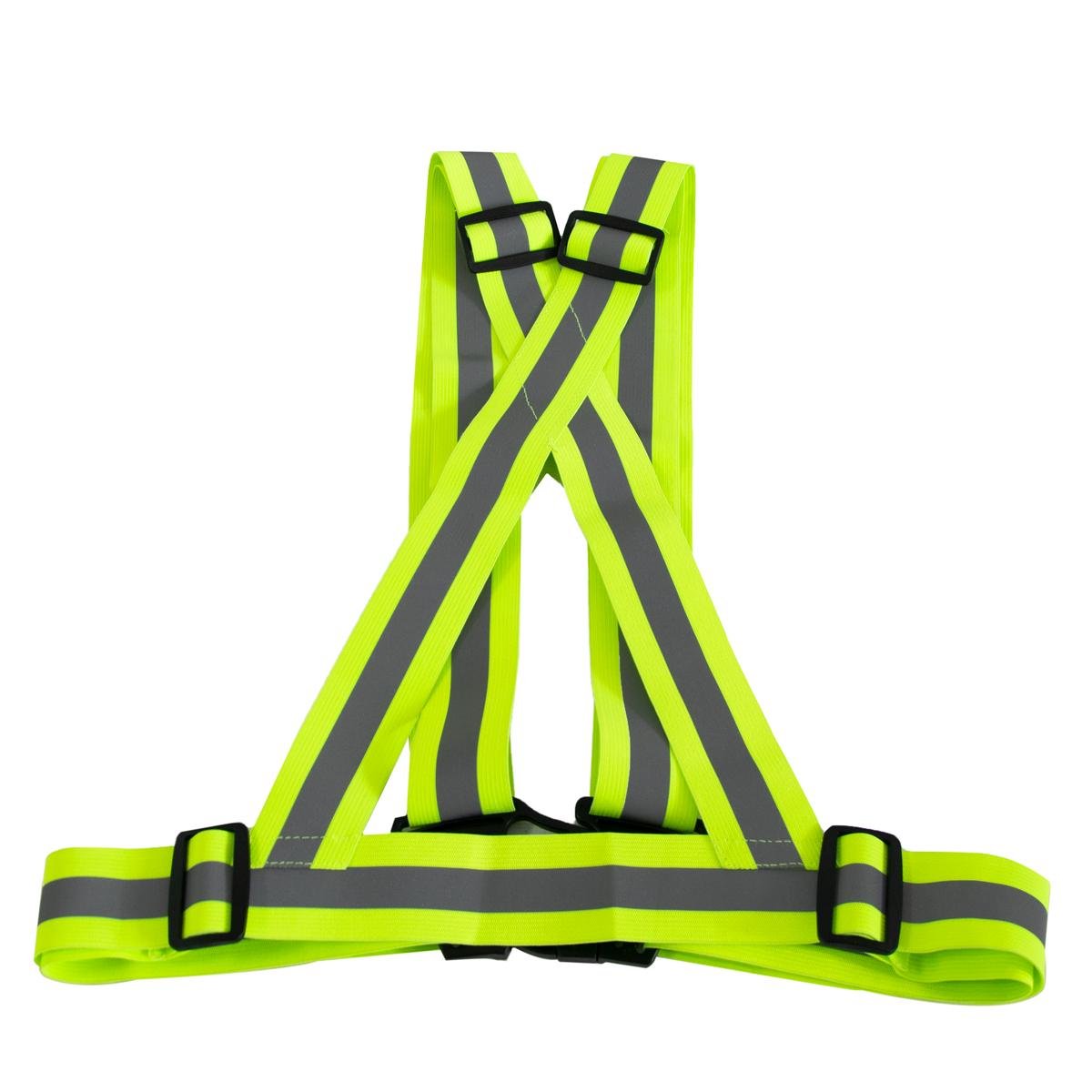 Світловідбивний жилет для велосипедиста "Reflective Suspenders Belt" Салатовий (1009328-LightGreen-1) - фото 10