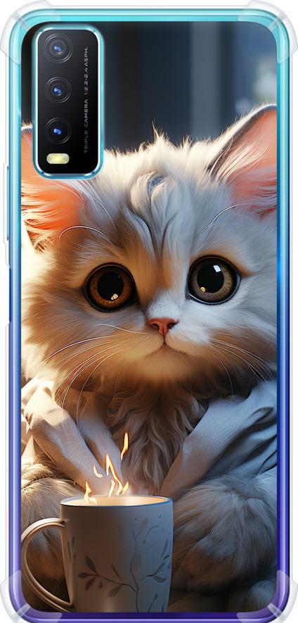 Чехол на Vivo Y20 White cat (5646sp-2078-42517) Чехол на Vivo Y20 White cat (5646sp-2078-42517)