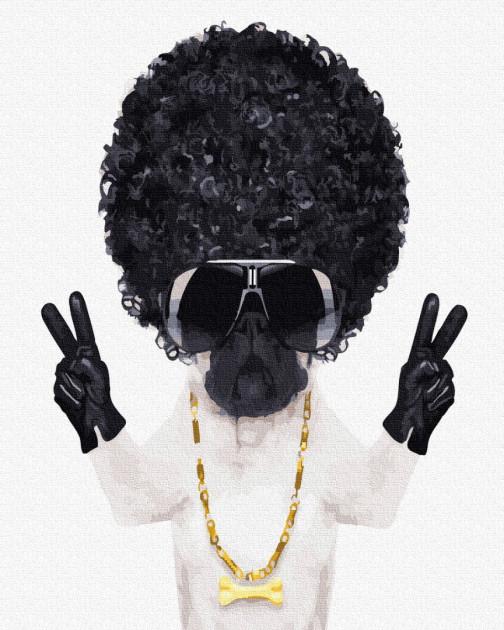 Картина по номерам Brushme "Пес репер" (GX22682) Картина по номерам Brushme "Пес репер" (GX22682)