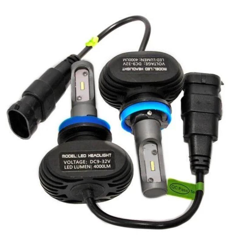 Комплект ламп LED HeadLight S1 H11 автомобильных с радиатором 6000K 4000 lm - фото 3 Комплект ламп LED HeadLight S1 H11 автомобильных с радиатором 6000K 4000 lm - фото 3