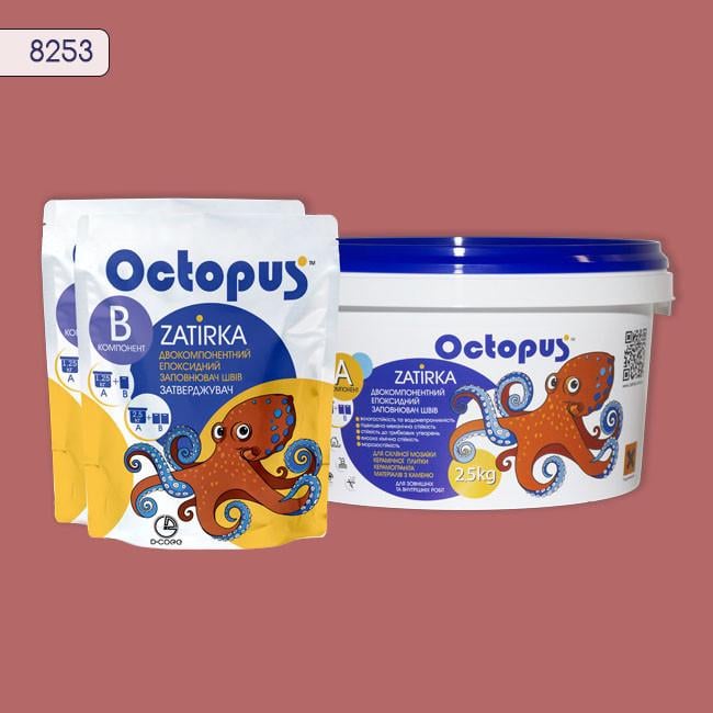 Затирка для плитки Octopus Zatirka 8253 эпоксидная 2,5 кг