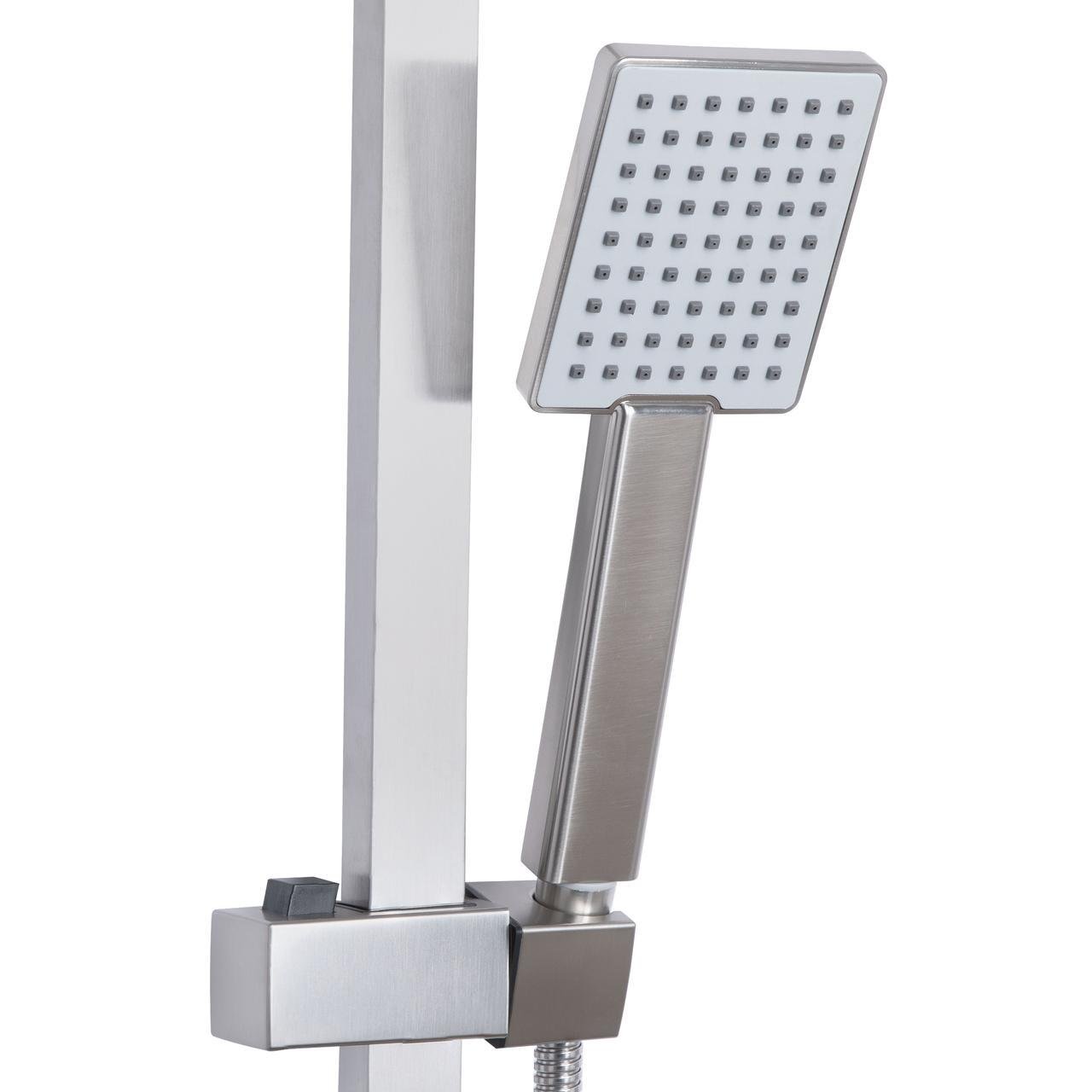 Душова стійка універсальна Lidz Kubis 1120 на два споживача Nickel (LDKUB1120NKS46111) - фото 4 Душова стійка універсальна Lidz Kubis 1120 на два споживача Nickel (LDKUB1120NKS46111) - фото 4