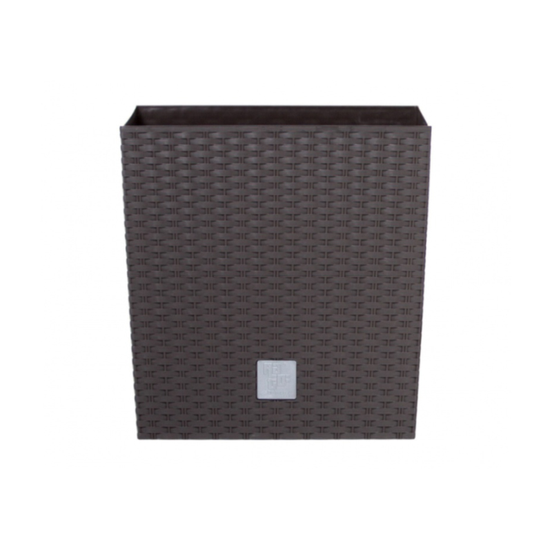 Горшок для цветов Prosperplast Rato со вставкой 2в1 Н-20,2 см Коричневый (70892-440)