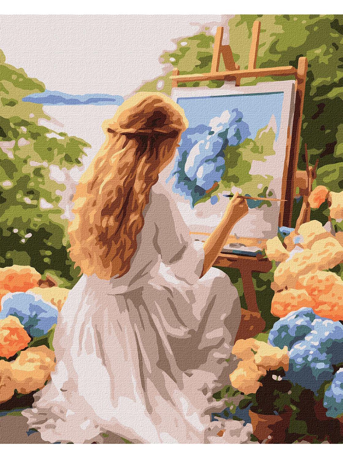 Картина за номерами Ideyka Художниця 40х50 см (KHO8432)