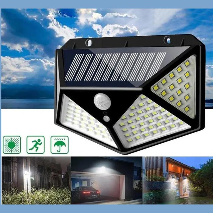 Світильник на сонячній батареї Solar із датчиком руху 1 шт. 100LED (100solar-1) - фото 10