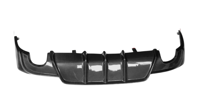 Диффузор заднего бампера DDCarbon V1 для Base/F-Sport 2013-2016 для Lexus IS 2013- гг. натуральный карбон (150741)