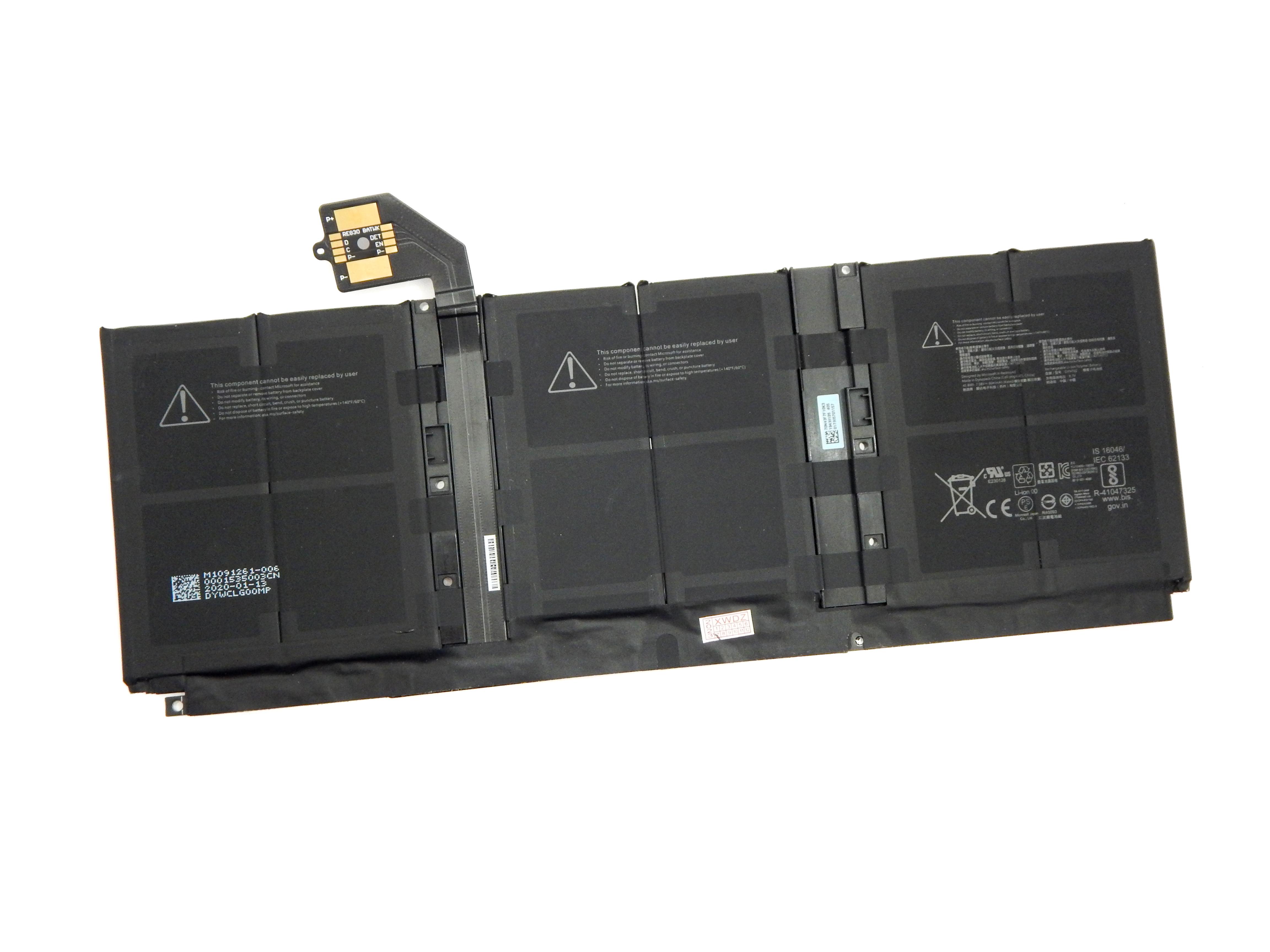 Аккумулятор для Microsoft Surface laptop3 13,5 Surface 1867/Surface 1868/G3HTA052H DYNT02