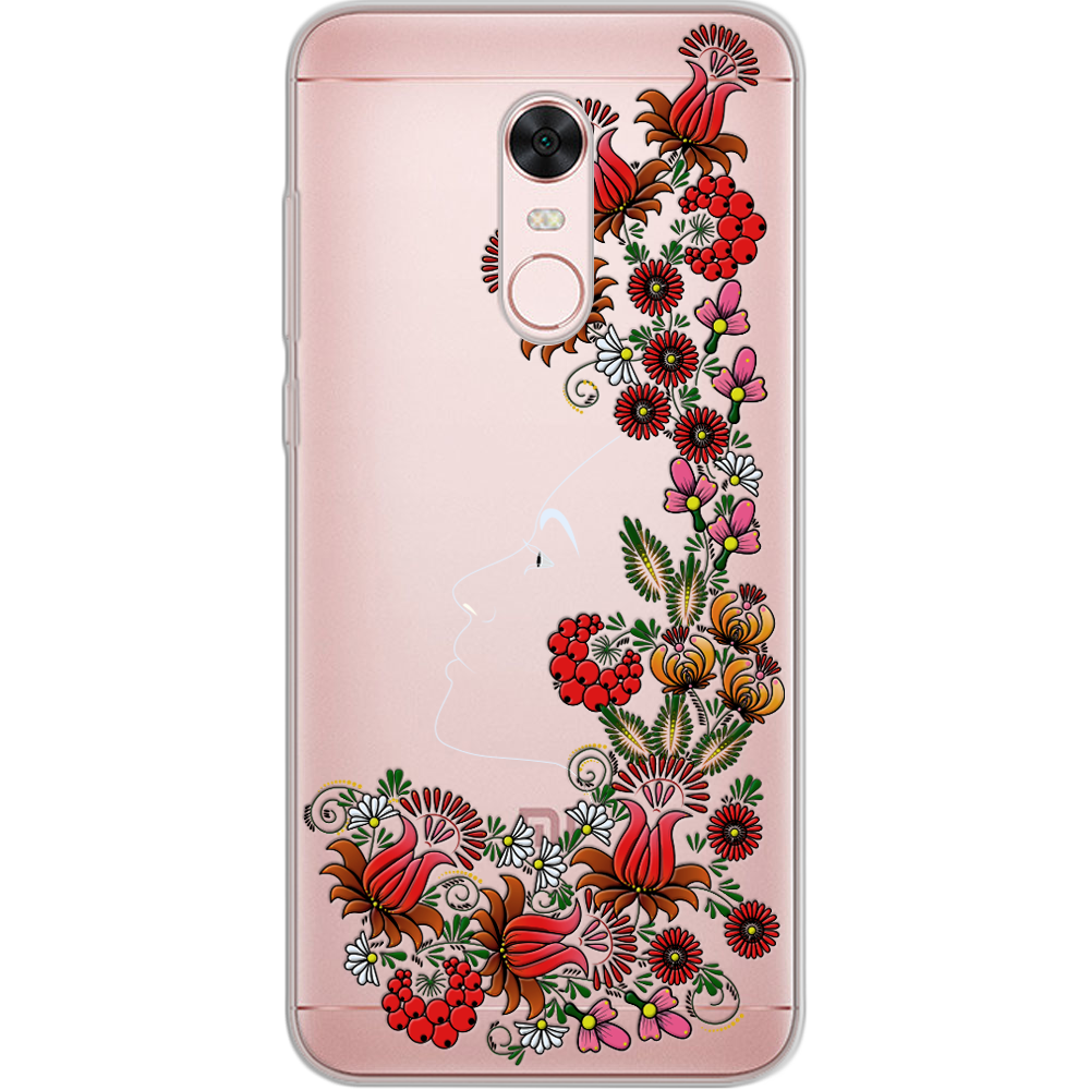 Чехол BoxFace Xiaomi Redmi 5 Plus 3D Ukrainian Muse Прозрачный силикон (32522-bk64-32522)