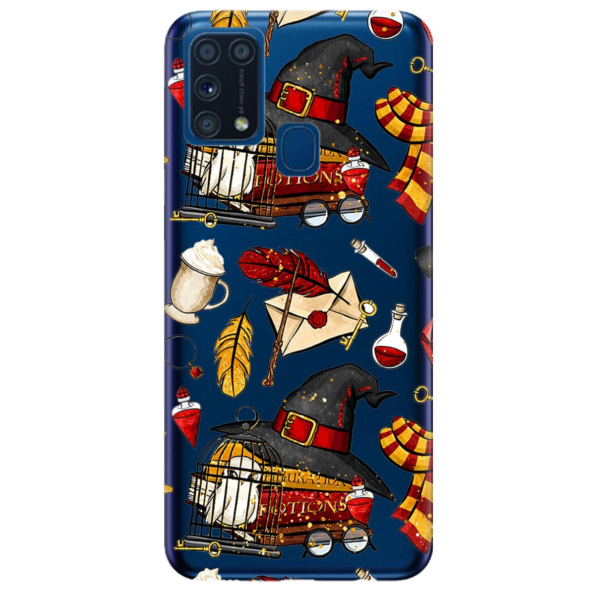 Силиконовый чехол Zorrov для Samsung Galaxy M31 - Hogwarts (14190040245108820)