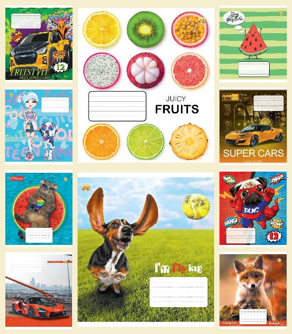 Зошити учнівські у лінійку Тетрада ТЕ52117 12ЛВ2- Мікс 12 арк. 25 шт. в уп. (MTT-146691) Зошити учнівські у лінійку Тетрада ТЕ52117 12ЛВ2- Мікс 12 арк. 25 шт. в уп. (MTT-146691)