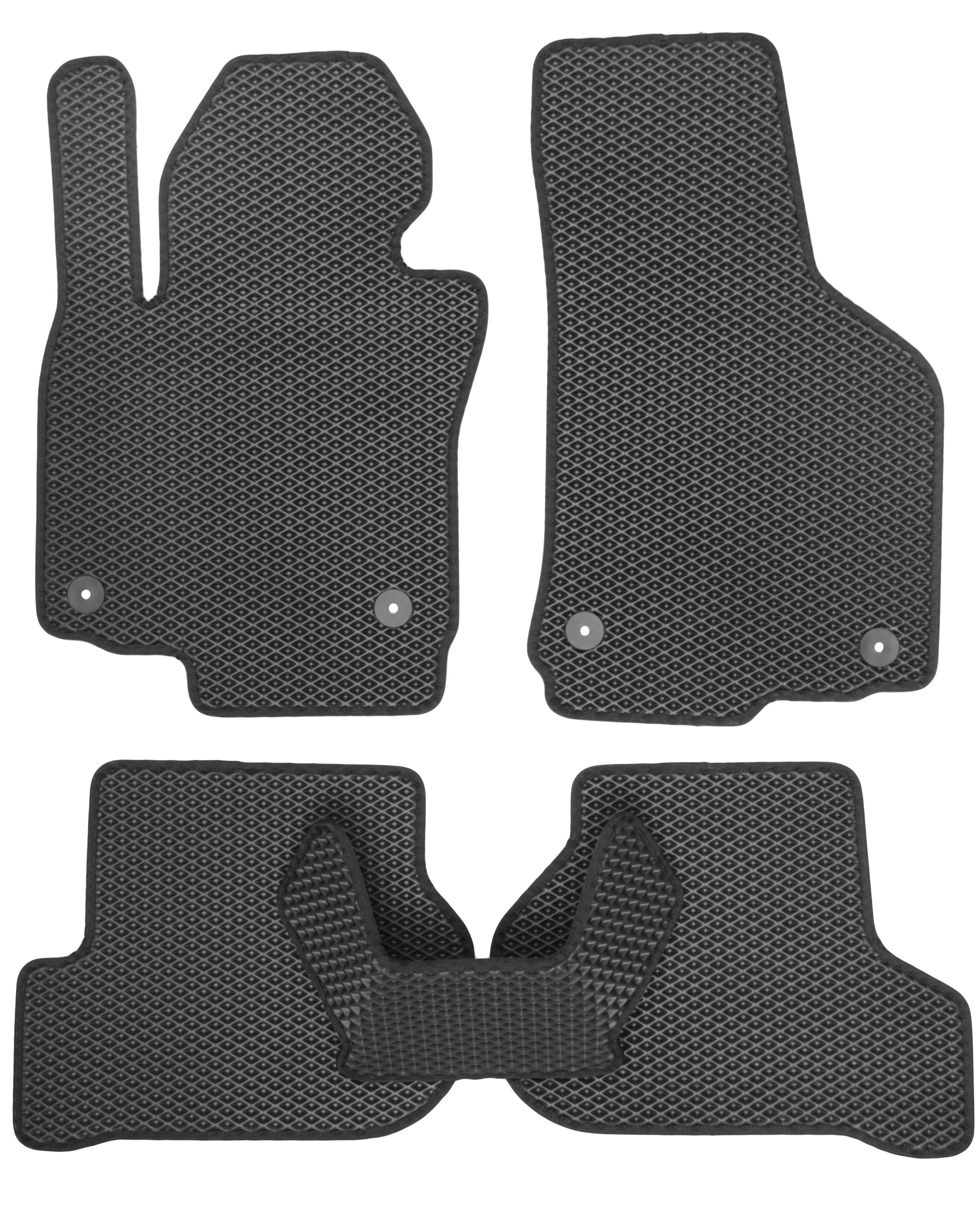 Коврики в салон для Volkswagen Jetta V '06-10 EVA-полимерные Черный (150659)
