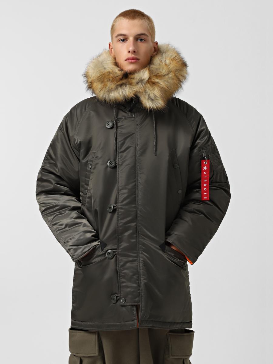 Куртка зимова чоловіча Discovery Parka 3XL Темно-сирий (125554)