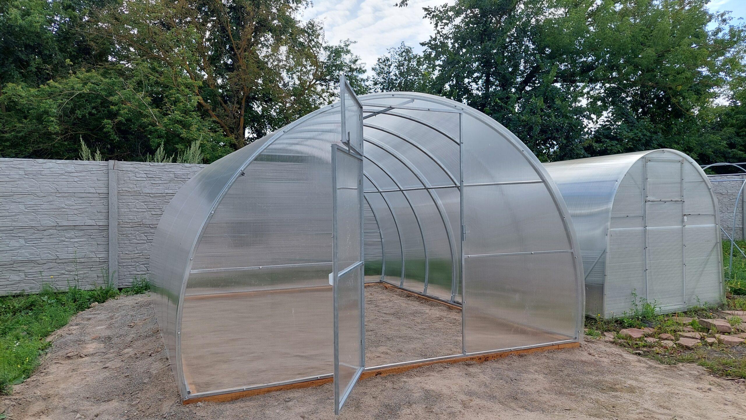 Теплиця Алістан 30x30 3х4 з оцинкованої квадратної труби з полікарбонатом 4 мм - фото 3