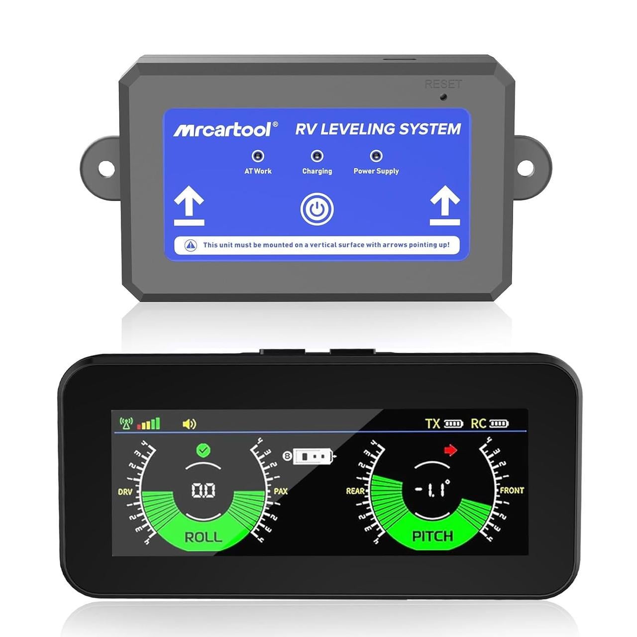 Нівелір для кемпера MRCARTOOL RV1 з дисплеєм 3,5" та 6-осьовим гіроскопом