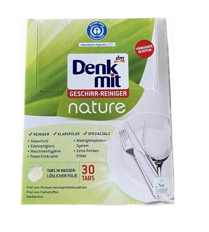 Таблетки для посудомоечных машин Denkmit Nature Эко 30 шт.