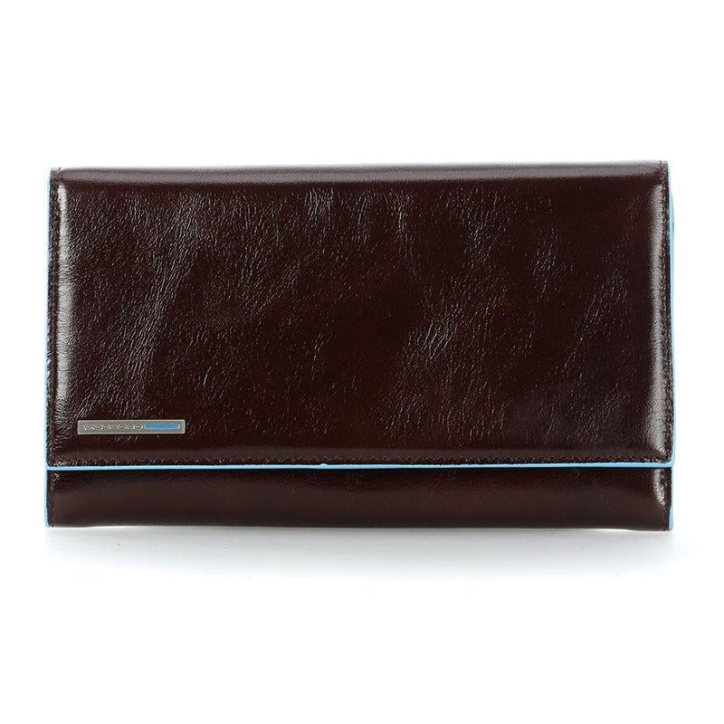 Портмоне женское Piquadro BL SQUARE на кнопке Cognac (PD1855B2_MO)