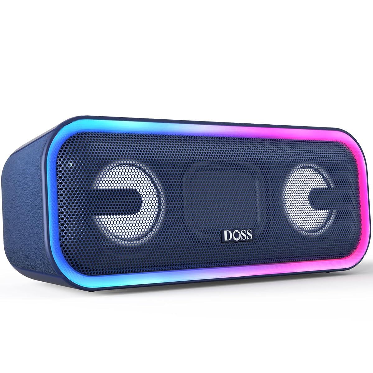 Портативная колонка DOSS SoundBox Pro+ Bluetooth 24 Вт RGB IPX5