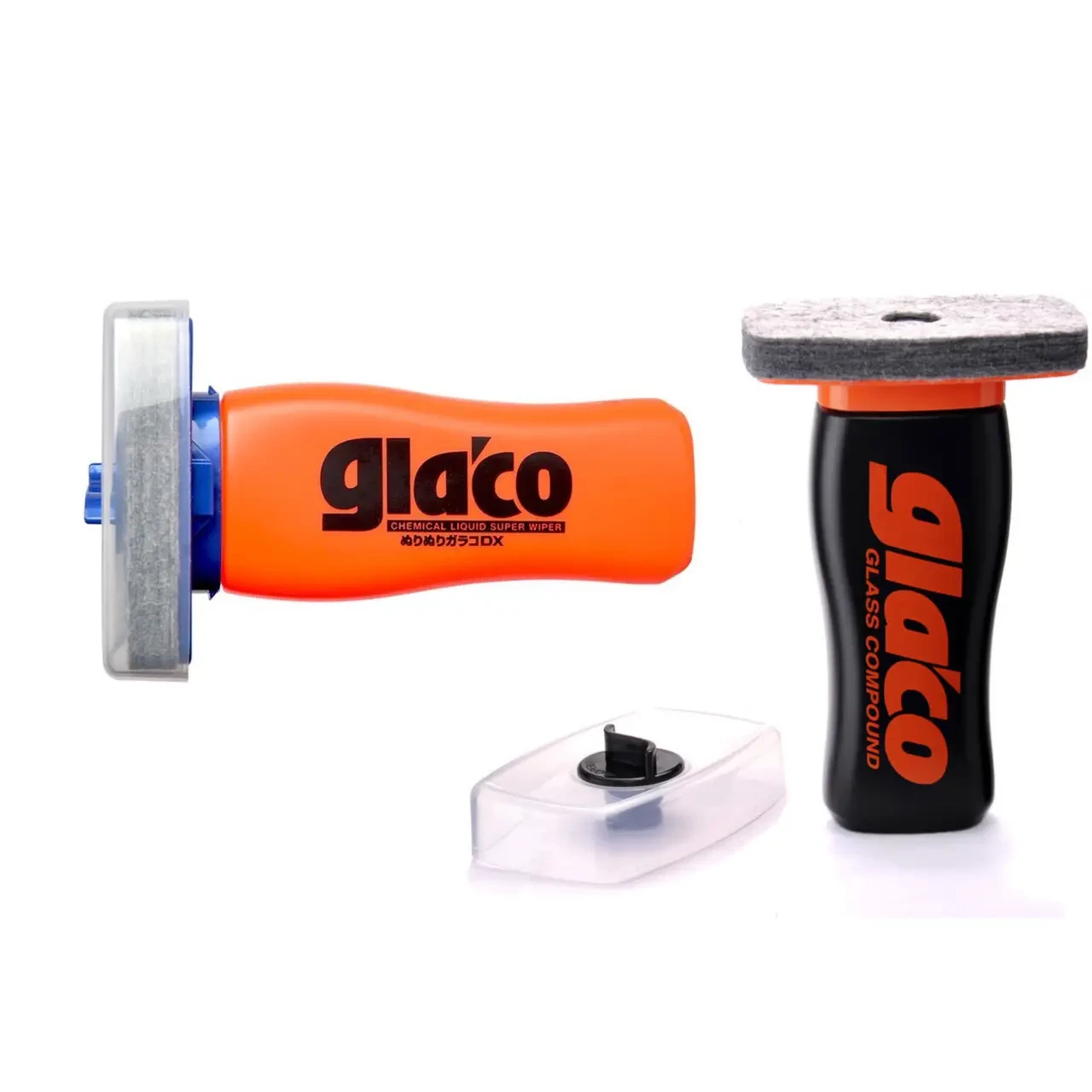 Комплект по уходу за стеклом soft99 GLACO Glass Compound Roll On и Glaco DX