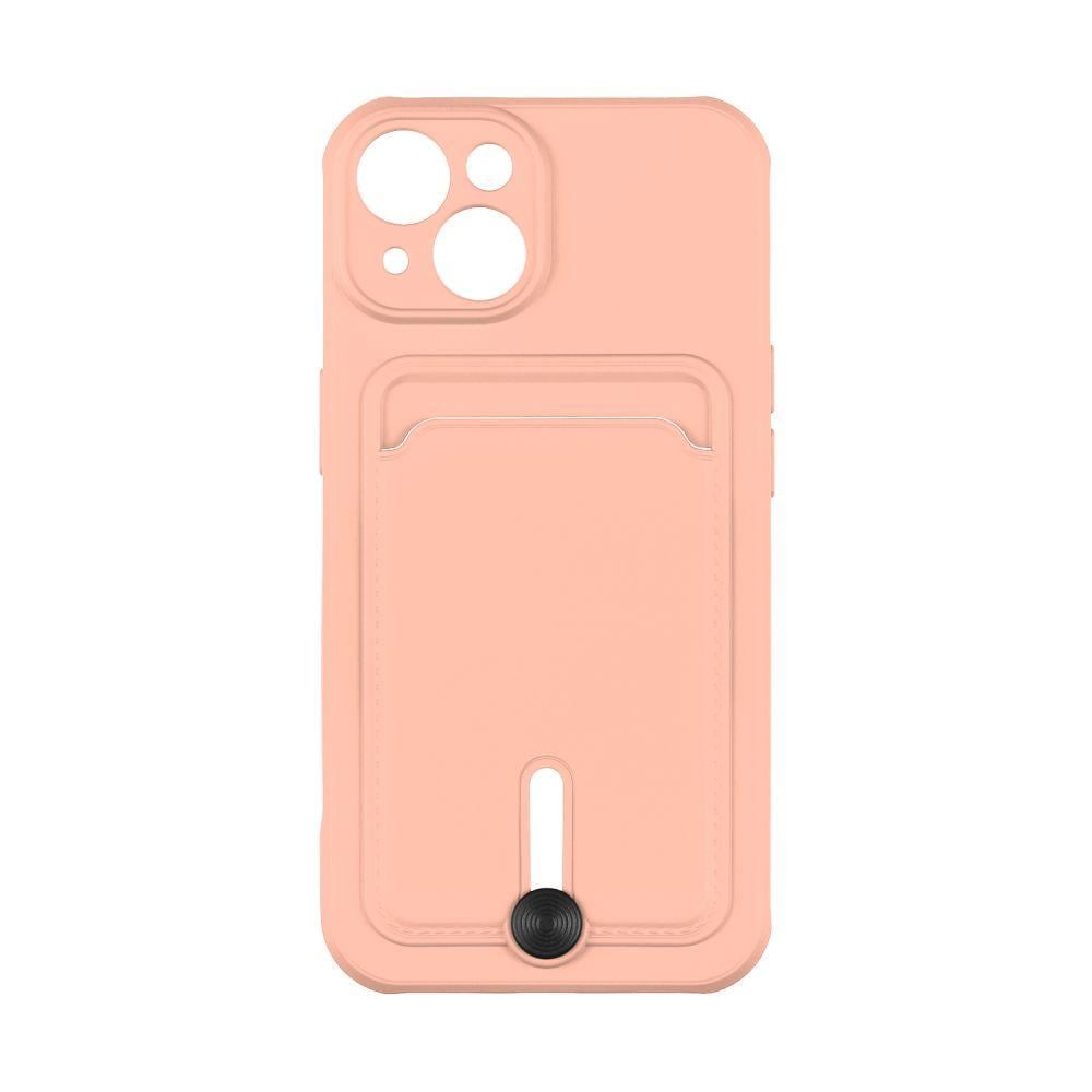 Чохол Epik Colorfull Pocket Card з кишенею для карт для iPhone 13 Pink Sand