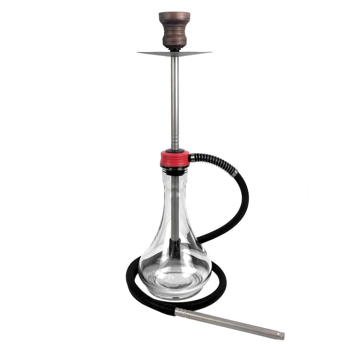 Кальян GORILLA 2.0 Red Drop Clear