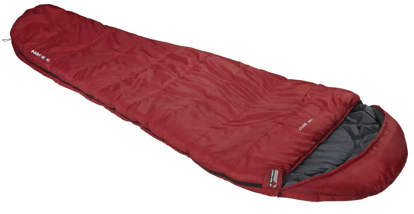 Спальный мешок High Peak TR 300/0°C Left Dark Red/Grey (23066)
