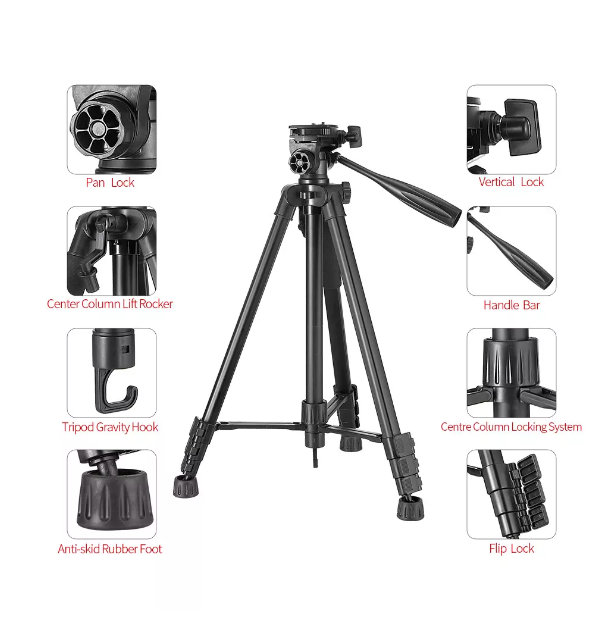 Штатив KingJoy VT-860S Tripod Stand Multifunctional 1,75 м - фото 4