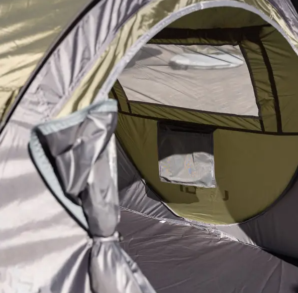 Палатка Pop-Up двухместная с автоматическим каркасом 245х145х100 см Зеленый - фото 7