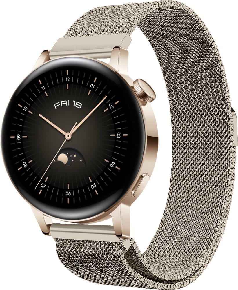 Ремінець Міланська Петля Milano для Huawei Watch GT3 42 мм Brushed Gold (26165-16) Ремінець Міланська Петля Milano для Huawei Watch GT3 42 мм Brushed Gold (26165-16)