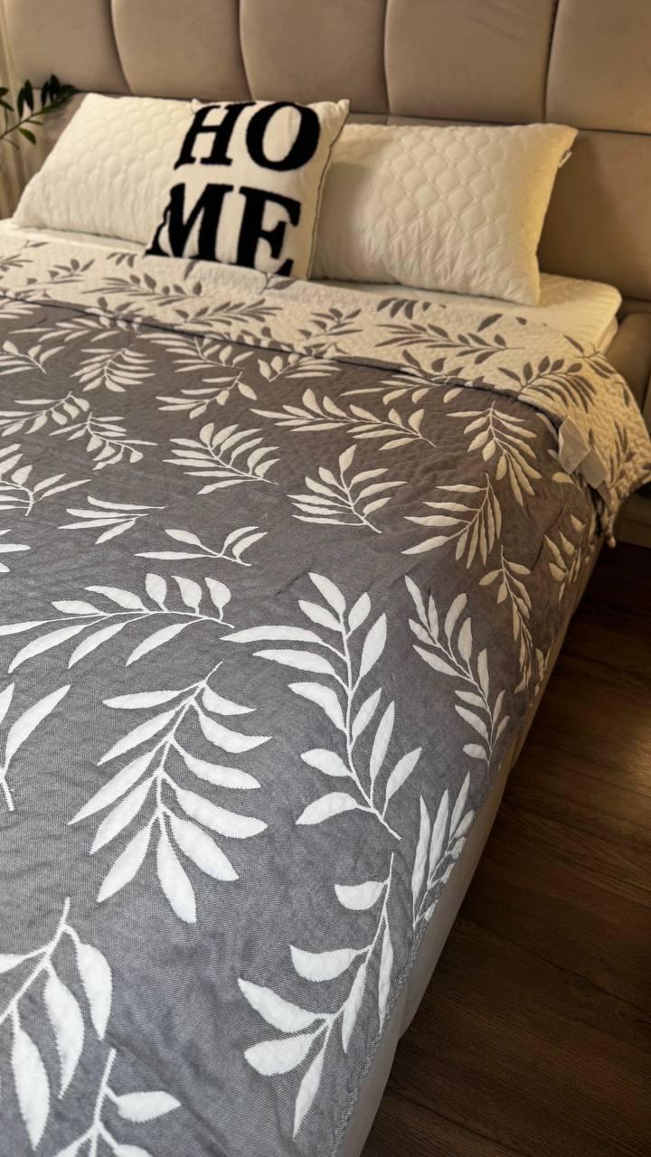 Покрывало хлопковое 200х230 см Серый (Д-muslin25-007-04) - фото 4 Покрывало хлопковое 200х230 см Серый (Д-muslin25-007-04) - фото 4