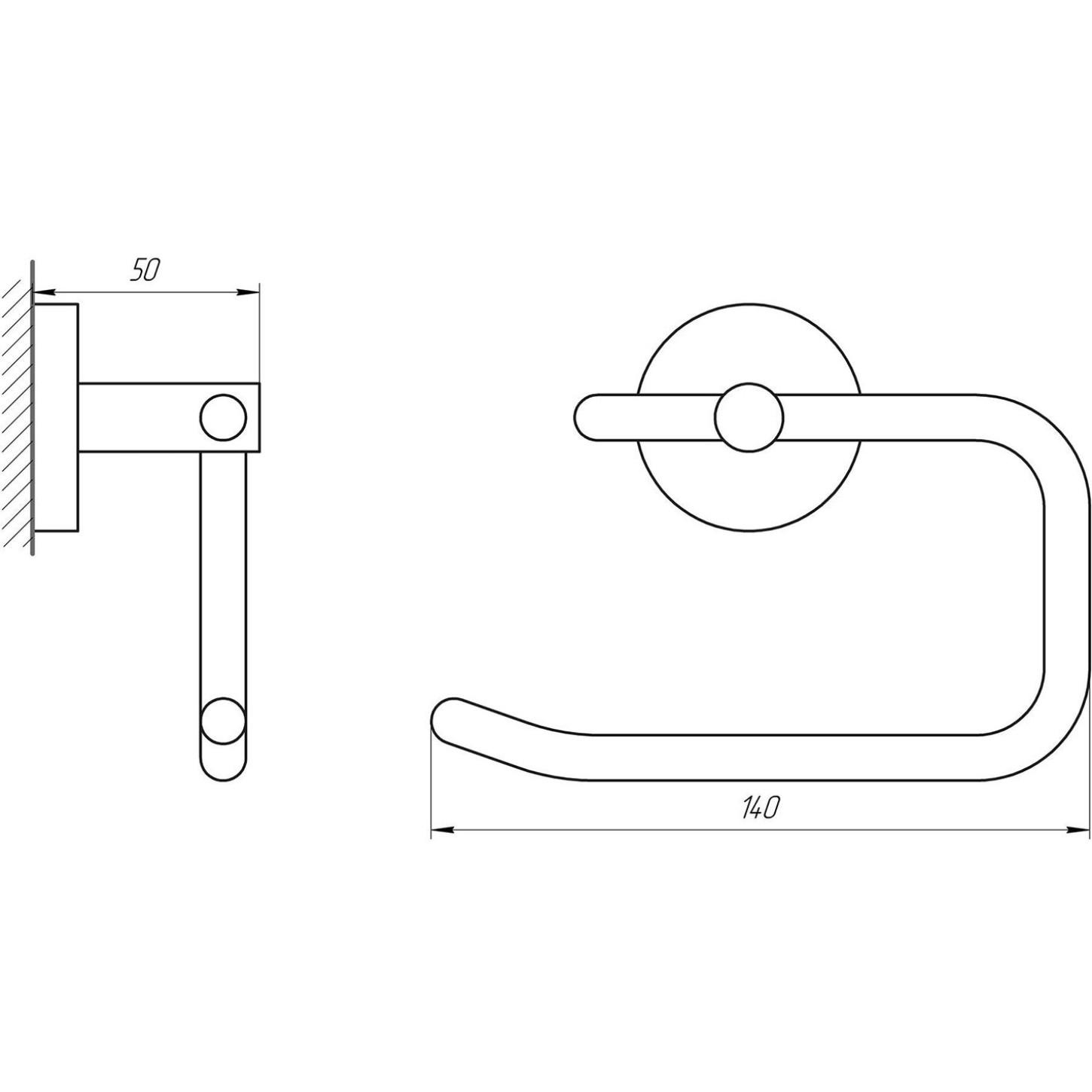 Держатель туалетной бумаги Perfect Sanitary Appliances (SP 8116) - фото 3