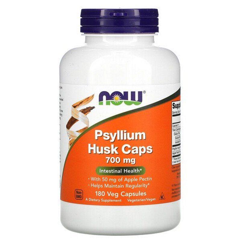 Клітковина NOW Foods Psyllium Husk Cap 700 мг 180 Caps