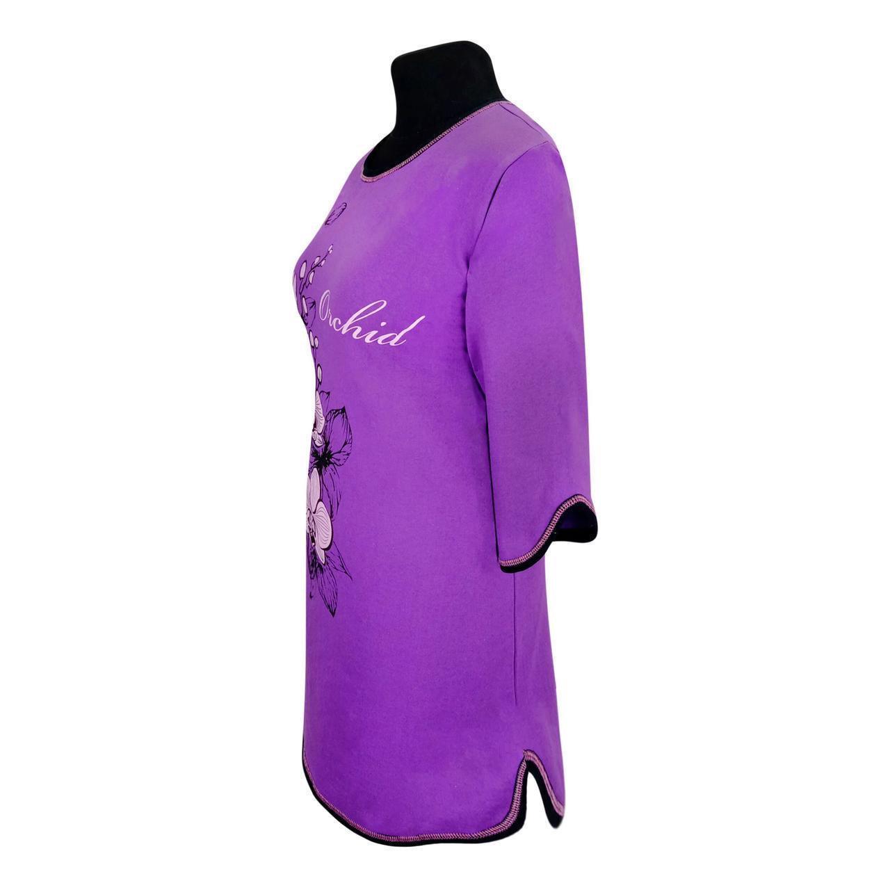 Туніка жіноча з начосом 0482 Орхідея р. 52/54 Бузковий (1773558794) - фото 2 Туніка жіноча з начосом 0482 Орхідея р. 52/54 Бузковий (1773558794) - фото 2