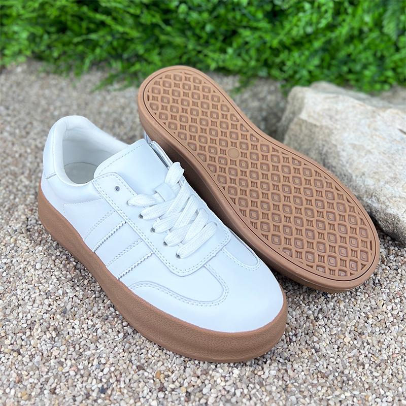 Кеди жіночі шкіряні Е-007013-1 p. 40 25,5 см Білий - фото 4