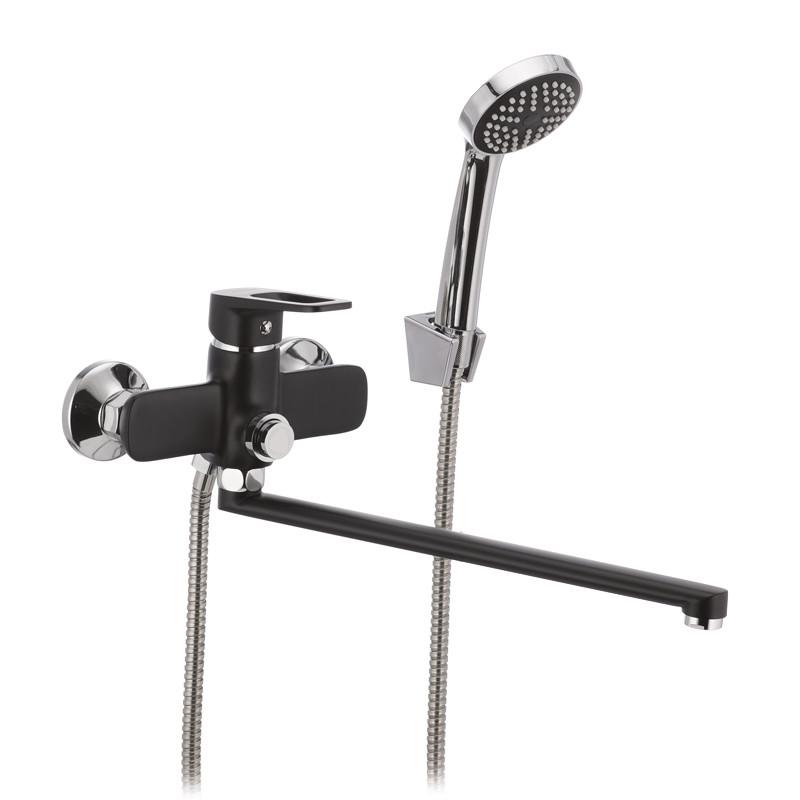 Смеситель для ванны MIXXUS Nevada 006 с переключателем кнопкой Черный (MX0017) Смеситель для ванны MIXXUS Nevada 006 с переключателем кнопкой Черный (MX0017)