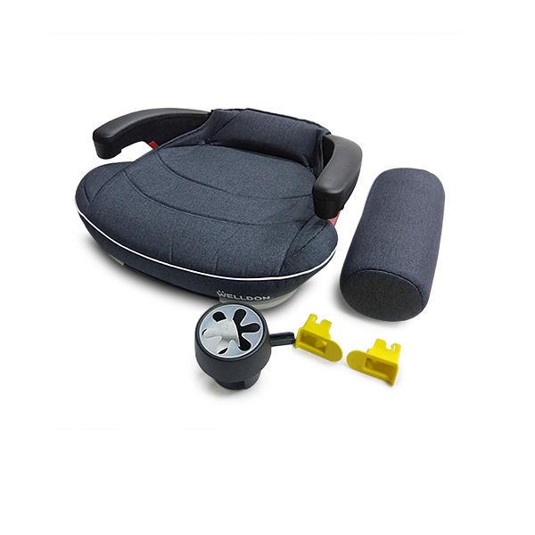 Автокрісло бустер Welldon Travel Pad IsoFix PG09-TP95-001 Графітовий - фото 2