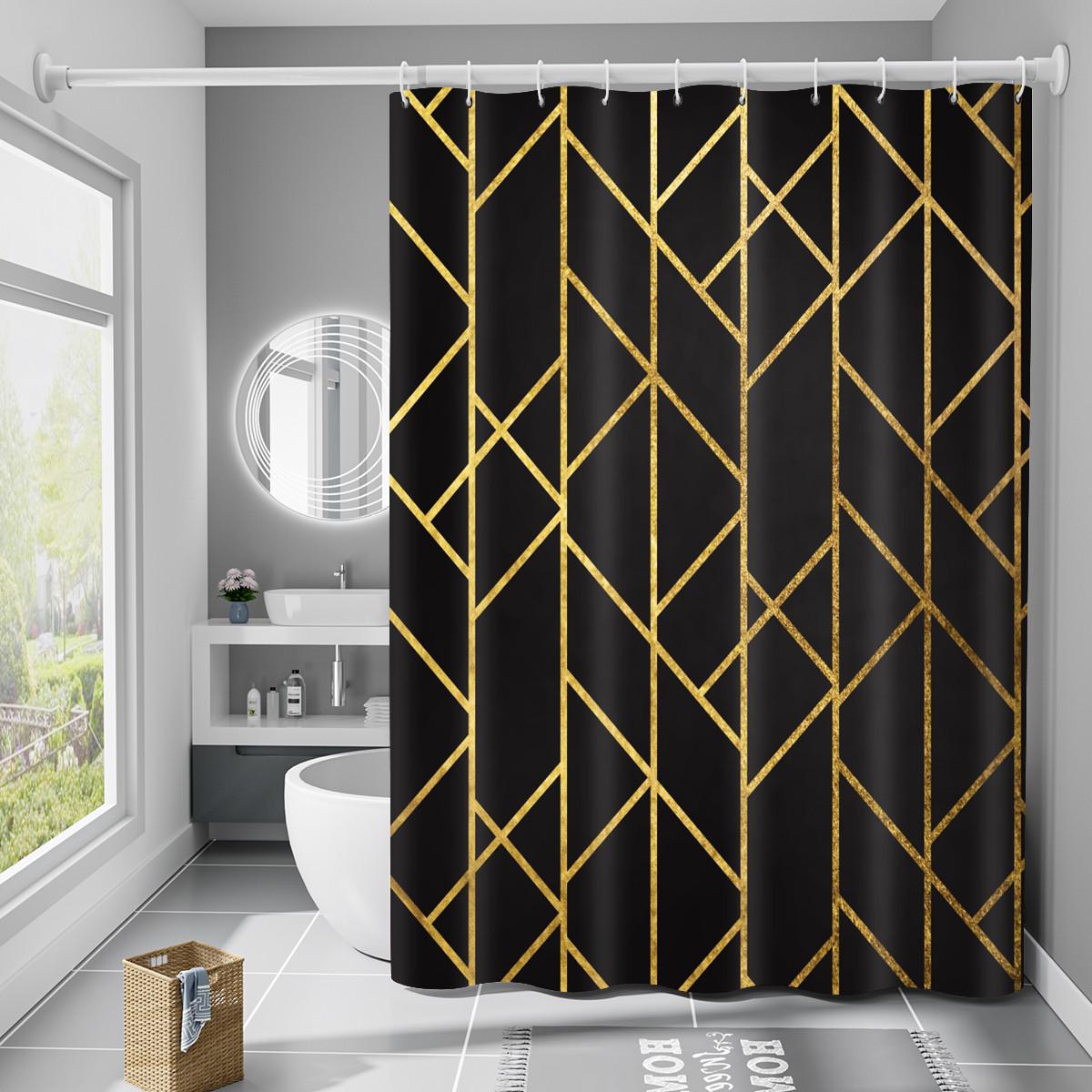 Шторка для ванной комнаты Bathlux водонепроницаемая с кольцами 180x180 см (1858162093)