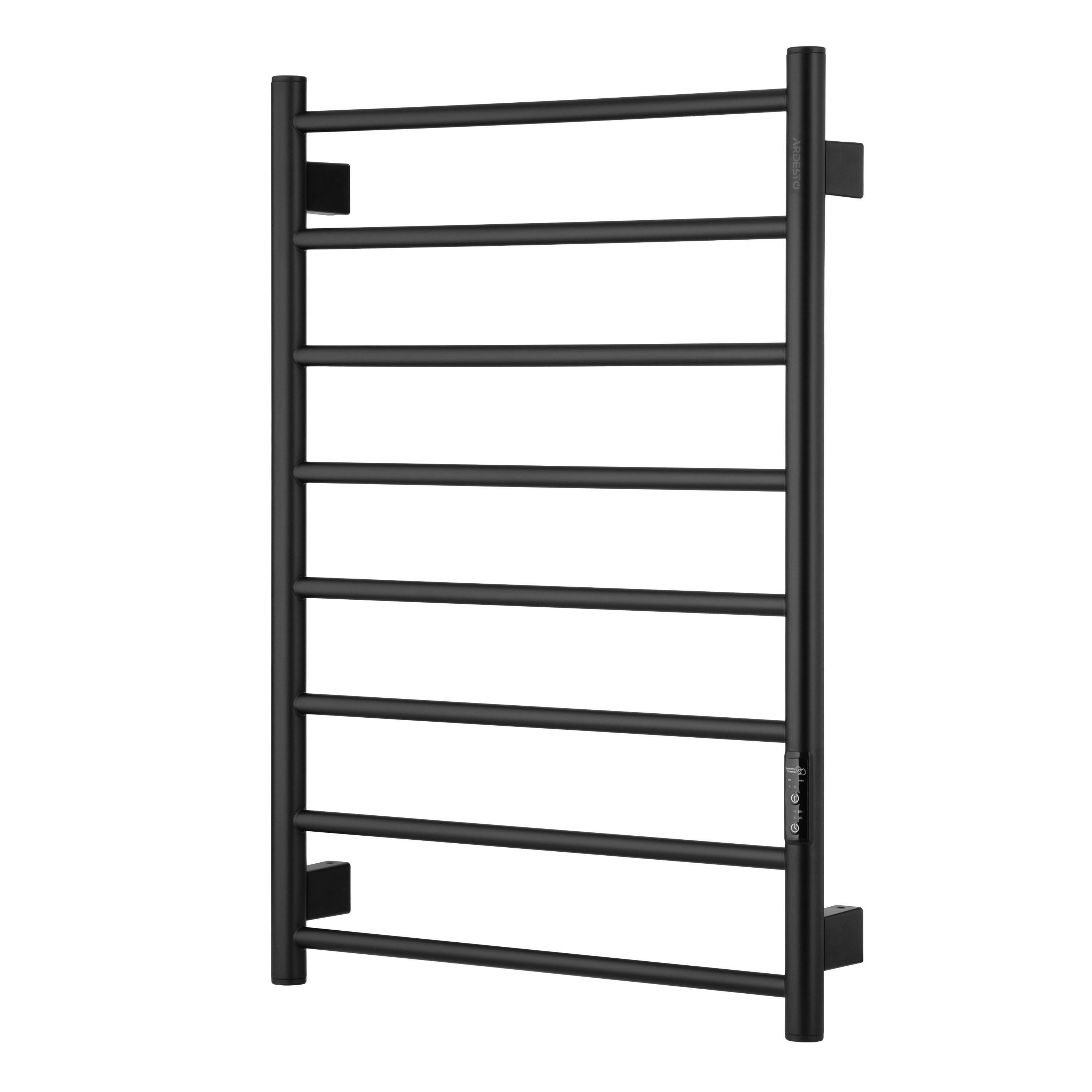 Рушникосушка електрична Ardesto Classik TR K 100 Вт з таймером Чорний матовий (6.1.0602.06.BM)