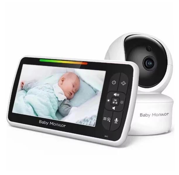 Видеоняня Baby Monitor SM650 с 5-дюймовым монитором/двусторонней связью и ночным видением