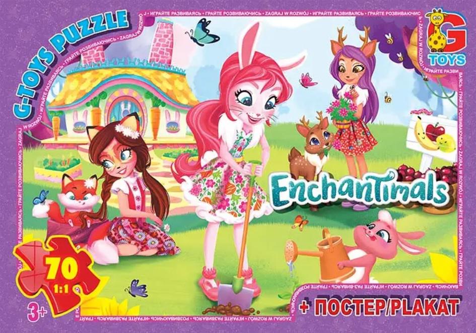 Пазли G-Toys із серії Enchantimals 70 ел. (MTT-168601)