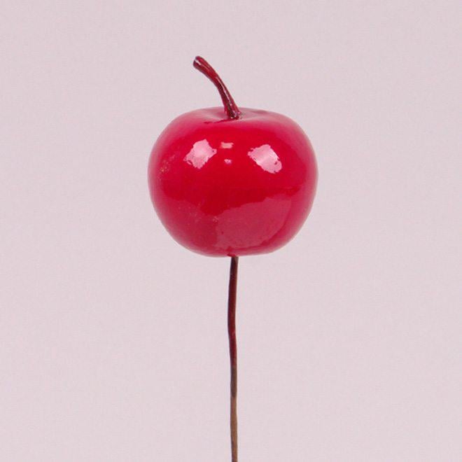 Декоративная веточка с яблоком Flora 12 шт. (75870)