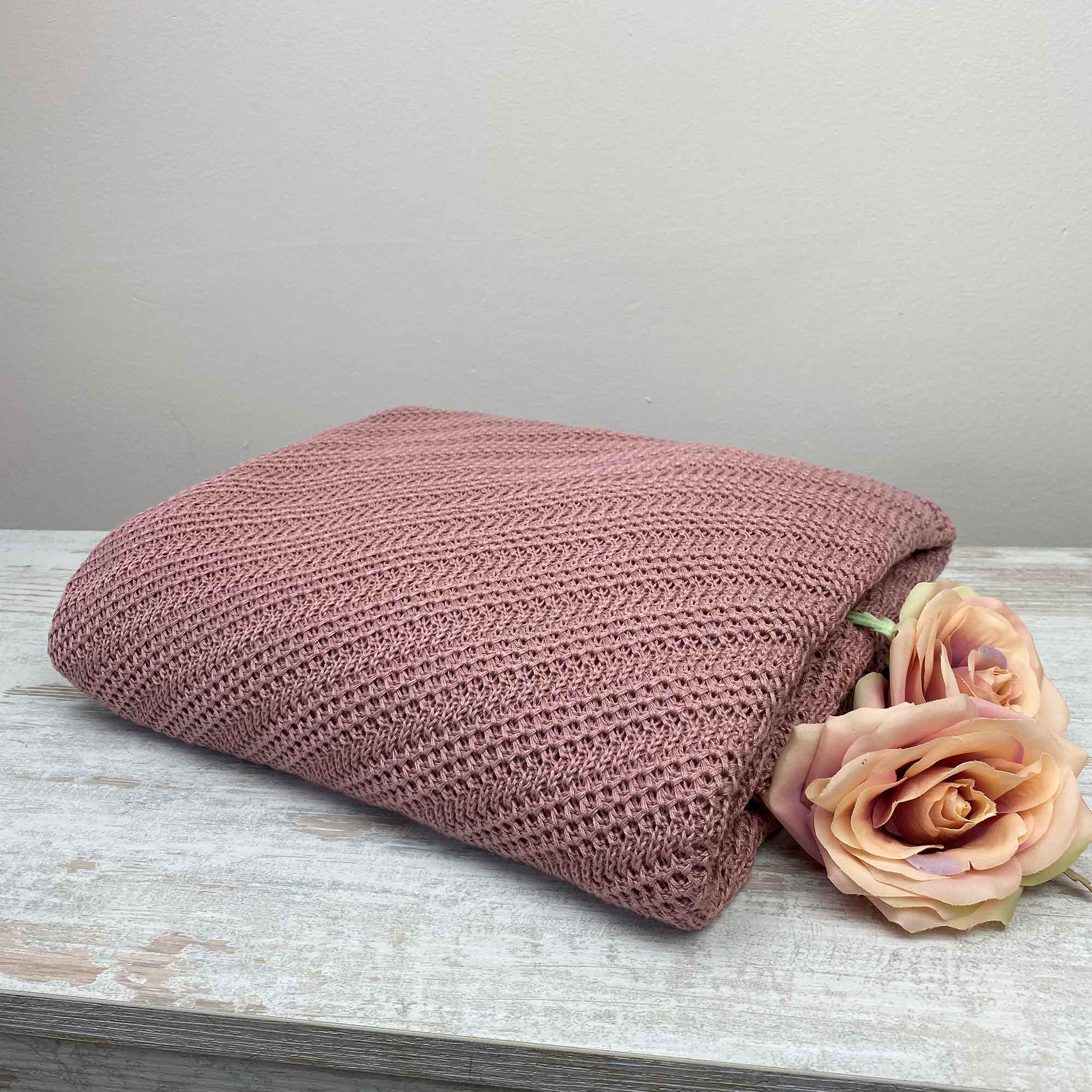 Плед Лука полоска 130х170 см Темно-розовый - фото 2 Плед Лука полоска 130х170 см Темно-розовый - фото 2