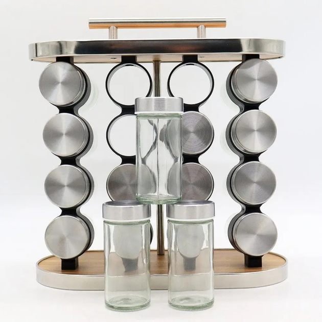 Набір банок для спецій Seasoning Bottle 16 шт. - фото 5