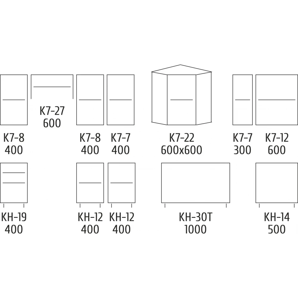 Кухня угловая Ирис 240x140 см Коричневый (S-80-006-175) - фото 4