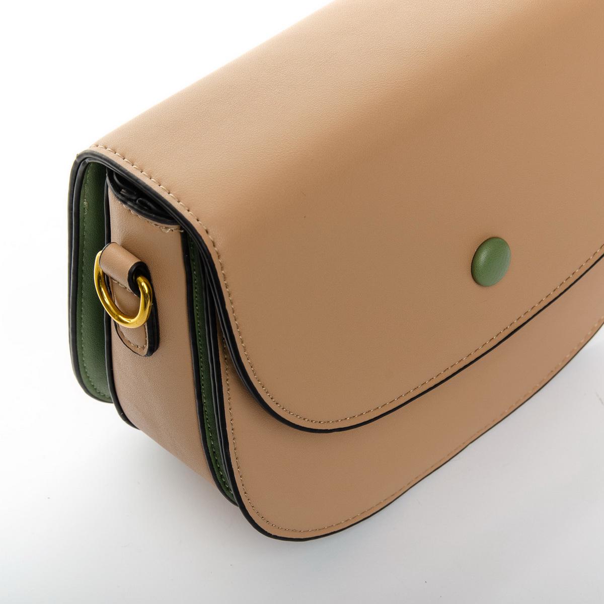 Женская сумочка-клатч Fashion 913 Темно-бежевый - фото 3