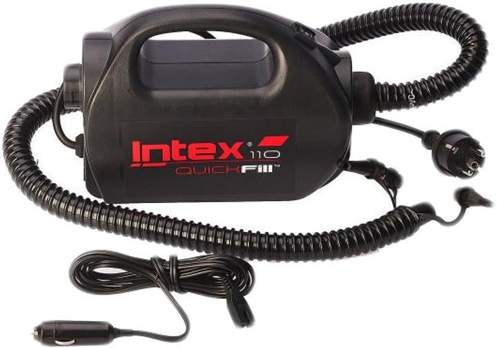 Электрический насос Intex 68609 от прикуривателя 12V и сети 220-240V 1100 л/мин Электрический насос Intex 68609 от прикуривателя 12V и сети 220-240V 1100 л/мин