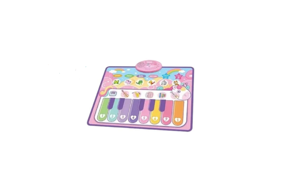 Развивающий коврик интерактивный 40х50 см Фиолетовый (MTK 035-5 A)