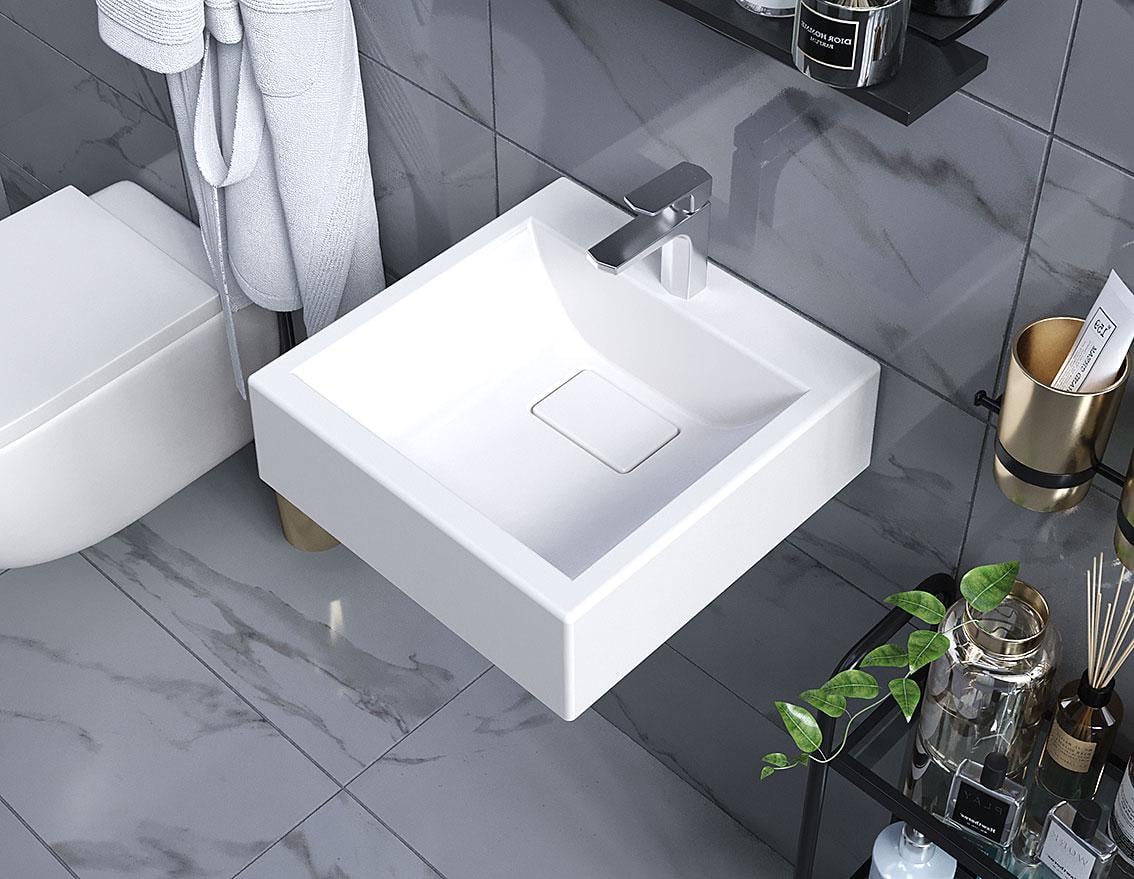 Умывальник подвесной Status Spring 40 White (33363229)