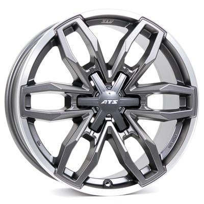 Диски автомобильные ATS Temperament R20 W9.5 PCD6x114,3 ET25 DIA 66.1 lip polished Blizzard grey