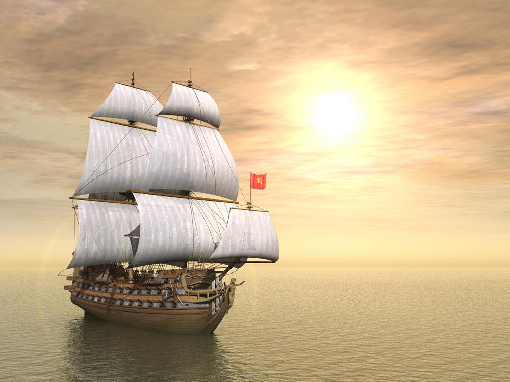 Картина на полотні Корабель 40x30 см (L167)